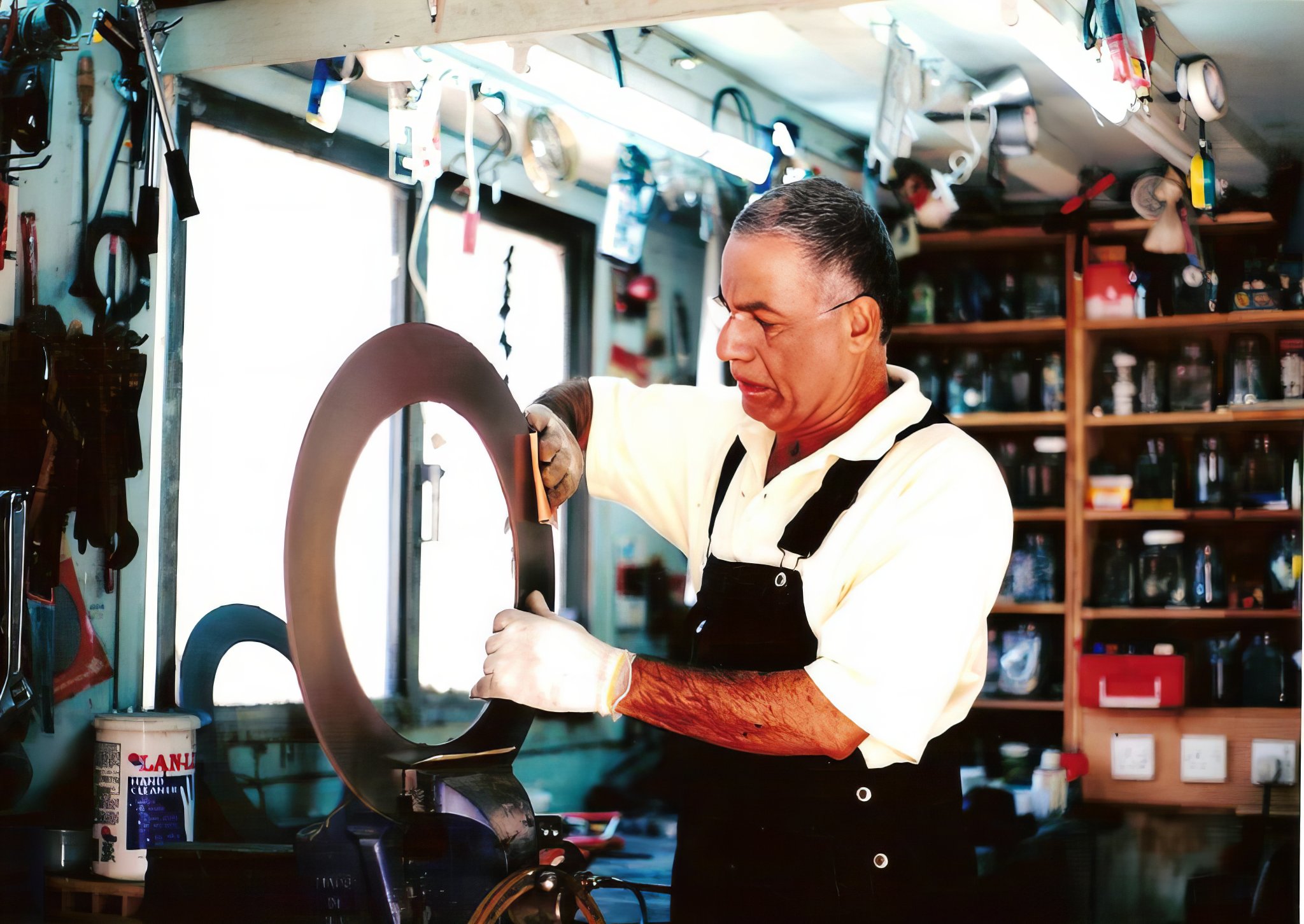 At the Workshop — Metal Sculpture